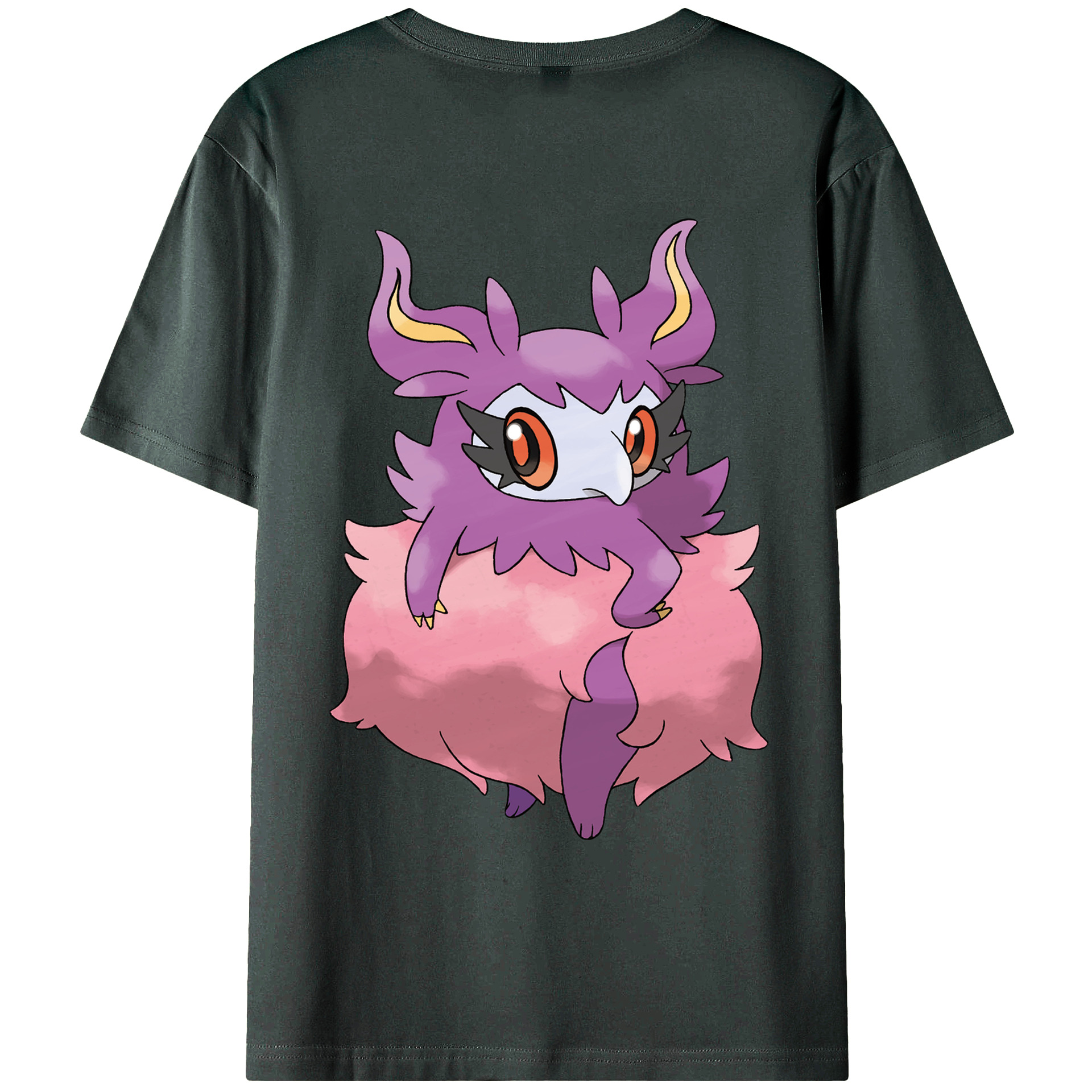 （画像用） ポケットモンスター Pokémon 綿100％ メンズ半袖Tシャツ（バックプリント） 通気性